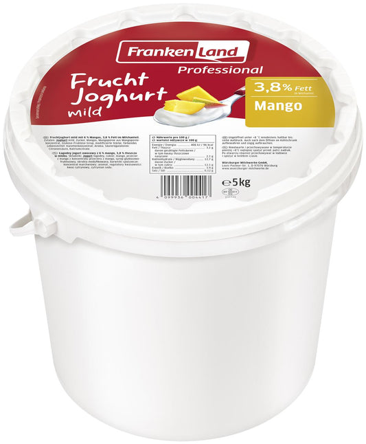 Mangojoghurt 3,8% Fett 5kg