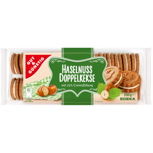Doppelkeks Haselnuss 250g