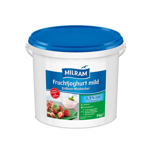 Erdbeer-Rhabarberjoghurt (zuckerreduziert) 5kg