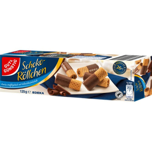 Schoko Röllchen Vollmilch 125g