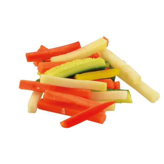 Gemüsesticks 1kg (Gurke, Möhre, Paprika, Kohlrabi)