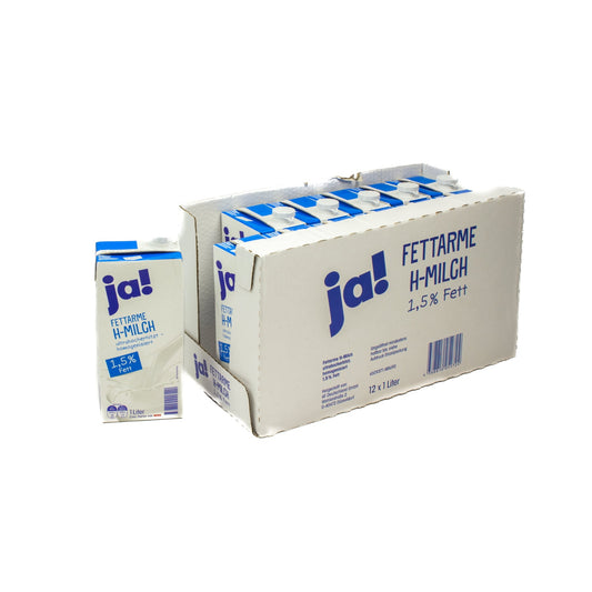 Milch 1,5 % Fett 12 x 1l