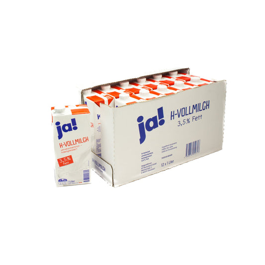 Milch 3,5 % Fett 12 x 1l