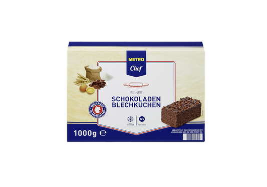 Schokoladenblechkuchen 1000g