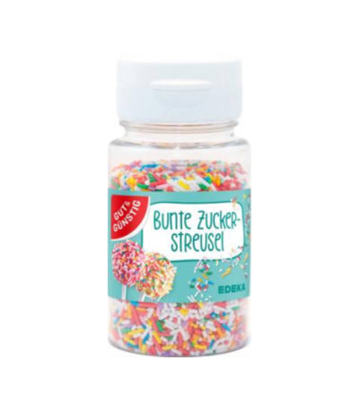 Bunte Zuckerstreusel 75g