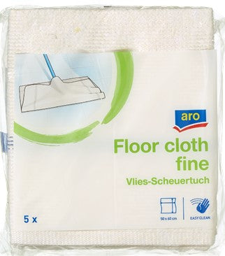 Vlies-Scheuertuch 50 x 60 cm Weiß - 5 Stück
