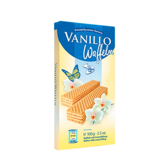 Waffeln mit Vanillecreme 100g