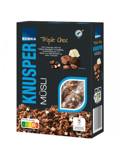 Schoko Triple Knuspermüsli 500g