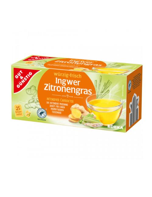 Ingwer Zitronengrastee 25 x 1,75g
