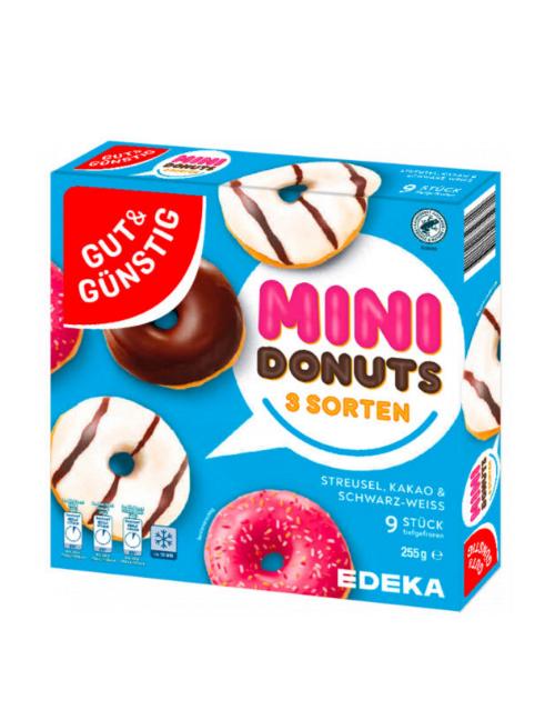 Mini Donuts 3 Sorten 9Stk 255g (Artikel wird gefroren geliefert)