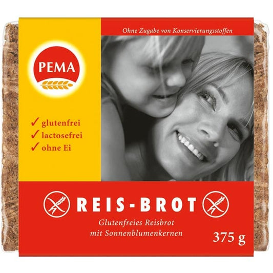 Reisbrot mit Sonnenblumenkernen 375g (GLUTENFREI)