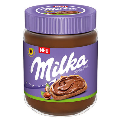 Milka Haselnusscreme 350g (Palmölfrei)